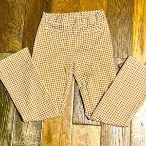 Zara checkered pants girls size 10